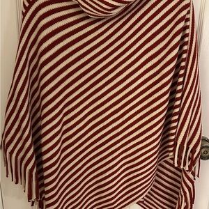 Striped Red and White Women's Sweater